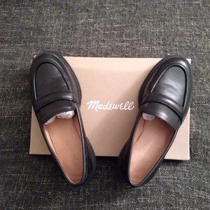 Madewell Women’s Size 7.5 Black Chunky Lugsole Loafer